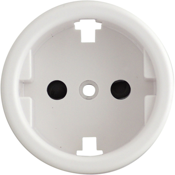 BIRONI Шедель Пластик Белый Накладка для розетки (скрытый смонтаж) B3-061-21