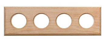 BIRONI Шедель Бук Натурэль Рамка 4-ая Форма квадрат (скрытый монтаж) BF4-640-10