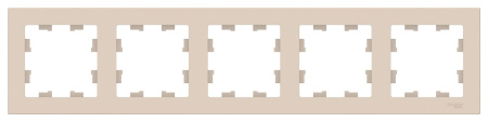 Купить Systeme Electric AtlasDesign Беж Рамка 5-ая, универсальная