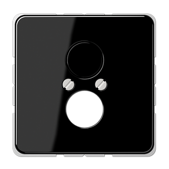 JUNG Крышка для 2-х гнезд черная CD562SW