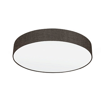 Eglo 97614 Потолочный светильник PASTERI, 3х60W (E27), 570, H150, cталь, белый / текстиль, серо-коричневый