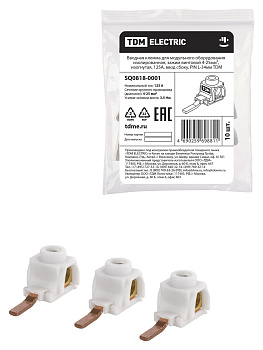 TDM Вводная клемма для модул. оборудования, изол. с винт. зажимом 4-25мм. SQ0818-0001