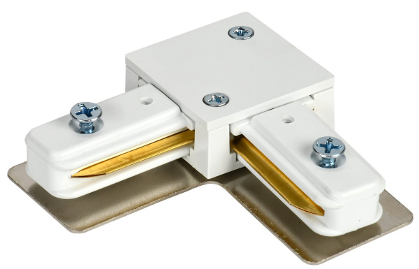 IEK LIGHTING Соединитель L-образный внутренний для однофазного шинопровода белый