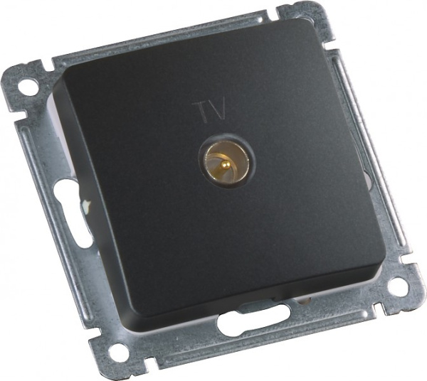 Hegel Мастер внутр Черная РСТВ-401-08 Розетка телевизионная оконечная, механизм