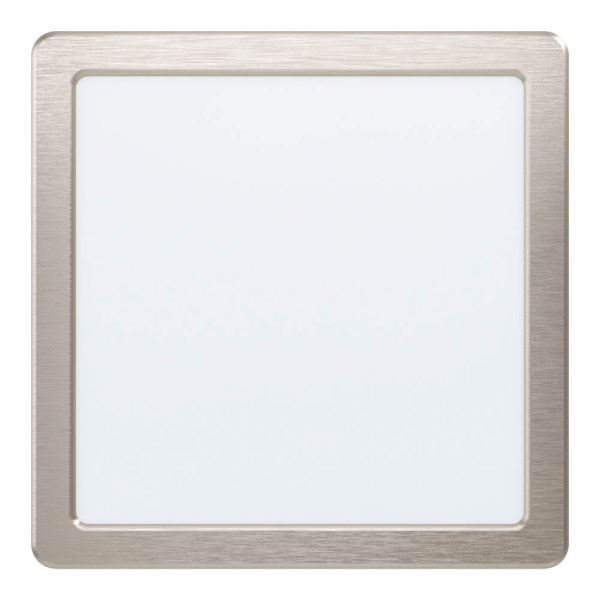 Eglo 99169 Светодиодный встраиваемый светильник FUEVA 5, 16,5W (LED), 216х216, ET26, 1800lm, 3000K, сталь, никель