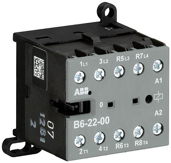 ABB Миниконтактор B6-22-00-80 9A (400В AC3) катушка 230В AC GJL1211501R8000
