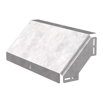 Промрукав Угол вертикальный внешний 90 градусов с крышкой Стандарт 500х100 PR16.0588