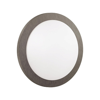 Sonex 7606/DL PALE SN 023 Светильник пластик/белый/коричневый под дерево LED 48Вт c ДУ 3000-6000К D390 IP43 пульт ДУ KAFA