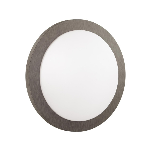 Sonex 7606/DL PALE SN 023 Светильник пластик/белый/коричневый под дерево LED 48Вт c ДУ 3000-6000К D390 IP43 пульт ДУ KAFA