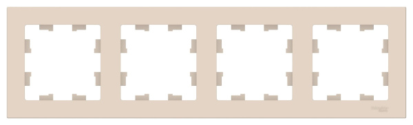 Купить Systeme Electric AtlasDesign Беж Рамка 4-ая, универсальная