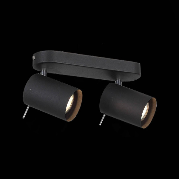Купить ST LUCE SL597.401.02 Спот  Черный, Хром/Черный GU10 LED 2*3W