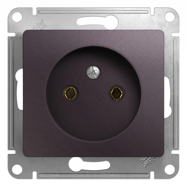 Systeme Electric Glossa Сиреневый туман Розетка б/з