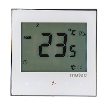 Zamel Программируемый регулятор температуры, сенсорный, белый RTD-02 белый