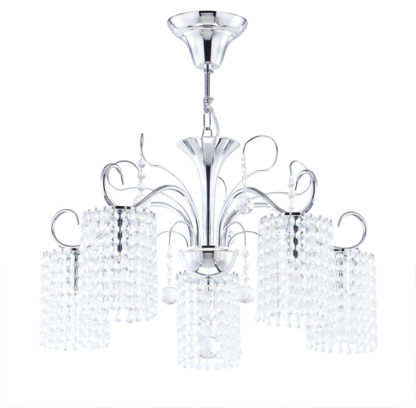 Купить Freya Crystal Leona Хром Люстра E14 40W FR1127-PL-05-CH