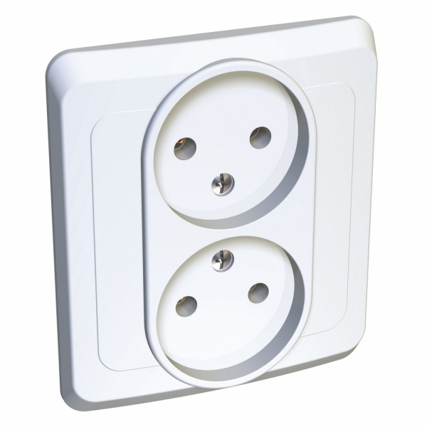 Systeme Electric Этюд Бел Розетка 2-ая б/з