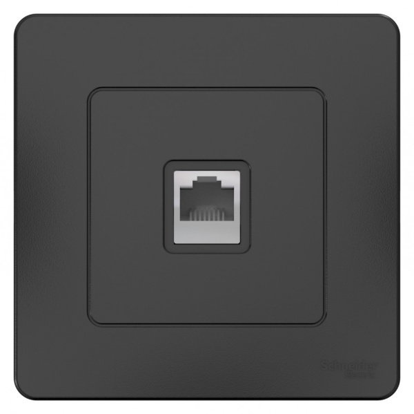 Systeme Electric Blanca внутр Антрацит Розетка компьютерная RJ45