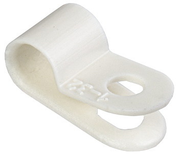 IEK Скоба крепежная 5мм нейлоновая белая (50шт)