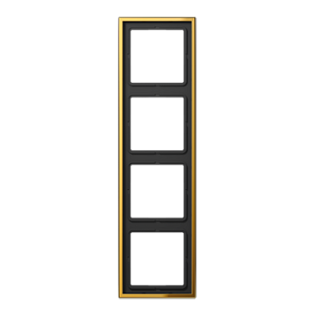 JUNG LS 990 Блеск золота Рамка 4-ая GO2984