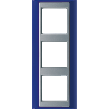 JUNG А Plus Синий/Алюминий Рамка 3-ая AP583BLAL