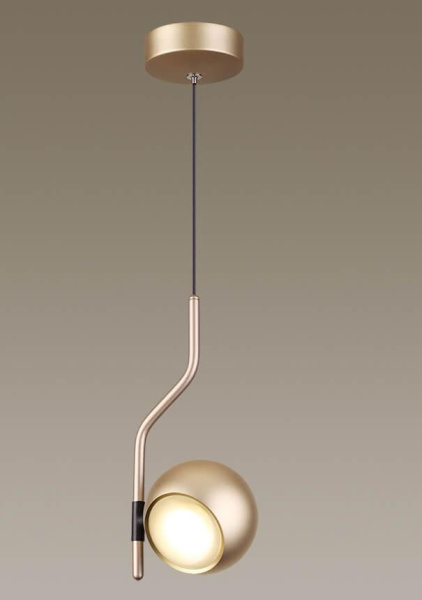 Купить Odeon Light 3915/9L ODL20 45 золотистый/металл Подвесной светильник LED 4000K 5W+3.5W 220V с сенс. управл-м ELON