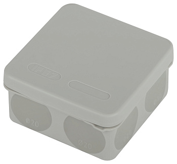 ЭРА Распаячная коробка KOR-80-80-40-9g-2MP двухкомпонентная безгалогенная атмосферостойкая 80х80х40мм прямой монтаж