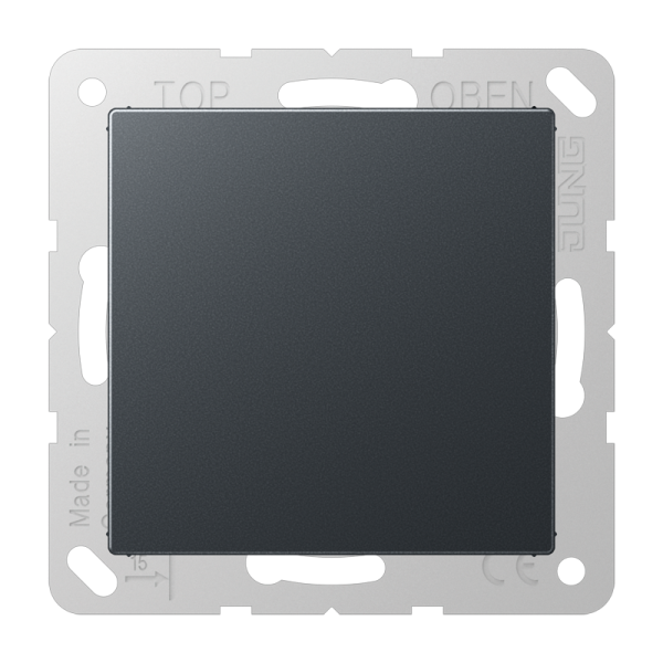 JUNG Матовый Антрацит Крышка без отверстий A594-0ANM