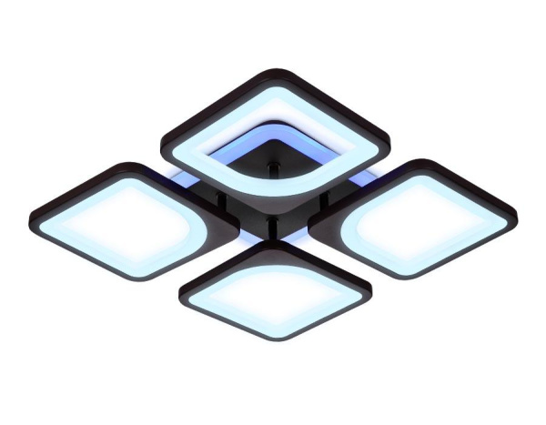 Купить Ambrella Потолочный светодиодный светильник с пультом FA442/4 CF кофе 78W 520*520*80 (ПДУ РАДИО 2.4G)