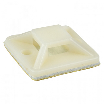 EKF PROxima Площадка самоклеящаяся (40х40мм.) белая (100шт.)