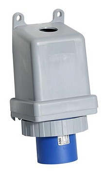 ABB Вилка для монтажа на поверхность 363BS6W, 63A, 3P+E, IP67, 6ч 2CMA167350R1000