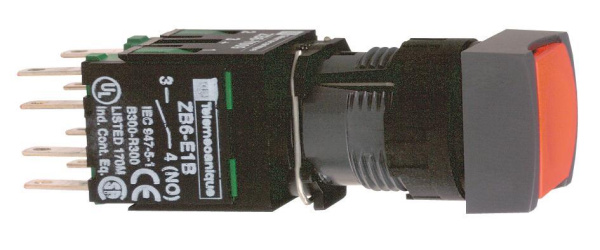 Купить SE Кнопка 16мм, с возвратом, красная (XB6CA45B)