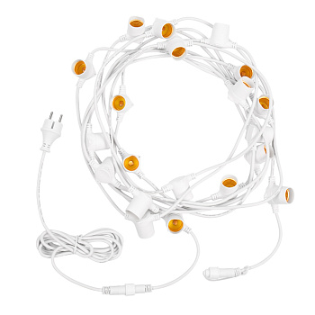 Belt-Light  2 жилы  шаг 40 см   патроны под винт E27 влагостойкая IP65 331-232