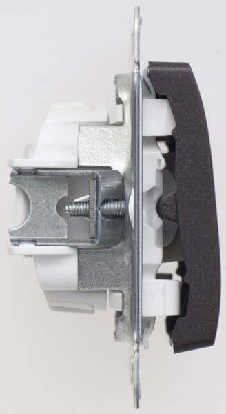 Купить Systeme Electric Glossa Шоколад Выключатель 2-клавишный, сх.5, 10АХ