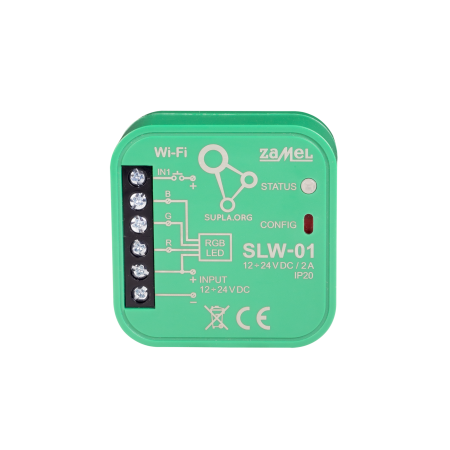 Zamel Supla SLW-01 - Контроллер RGB освещения, WiFi модуль (12-24V DC) [Скрытый]