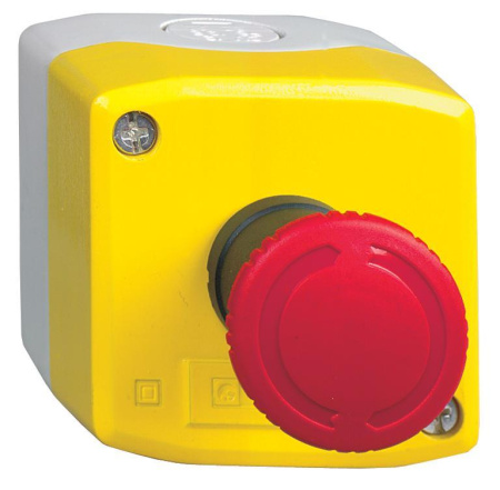 SE Пост кнопочный, кнопка красная, аварийный останов XALK178E