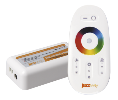 Jazzway Контроллер RGB PRC-4000RF WH (белый) 12/24V 216/432Вт .1007957